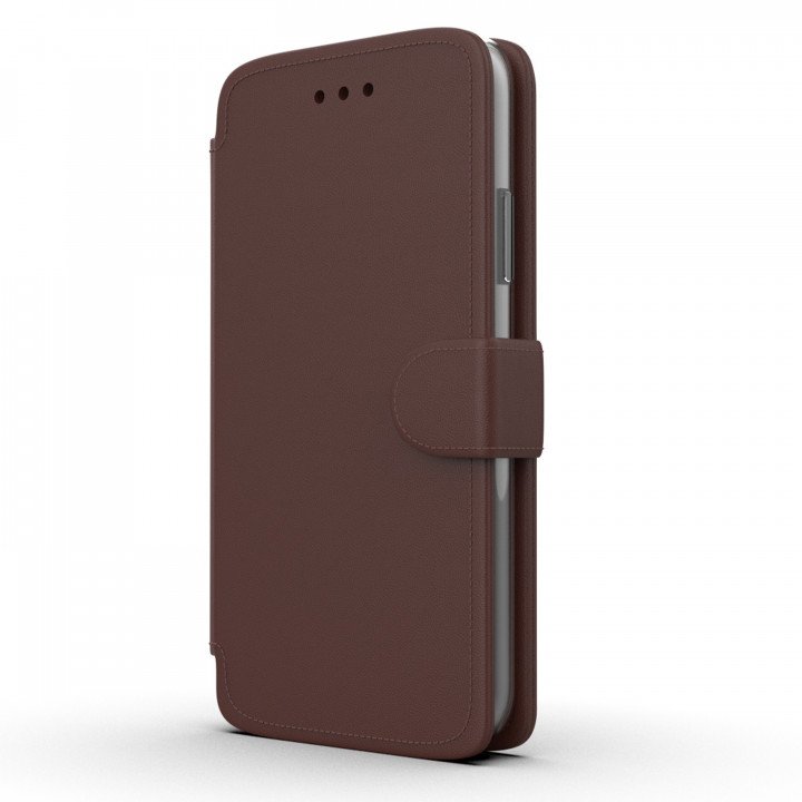 iPhone 6/7/8 (PLUS) - Flip cover (brun)