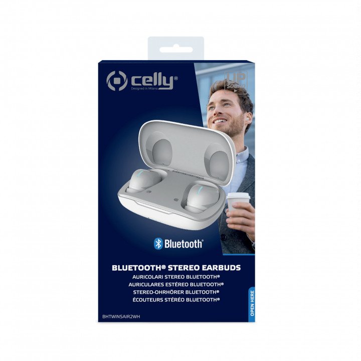 Celly BH Twins Air 2 - Bluetooth EarPhones [True Wireless] White